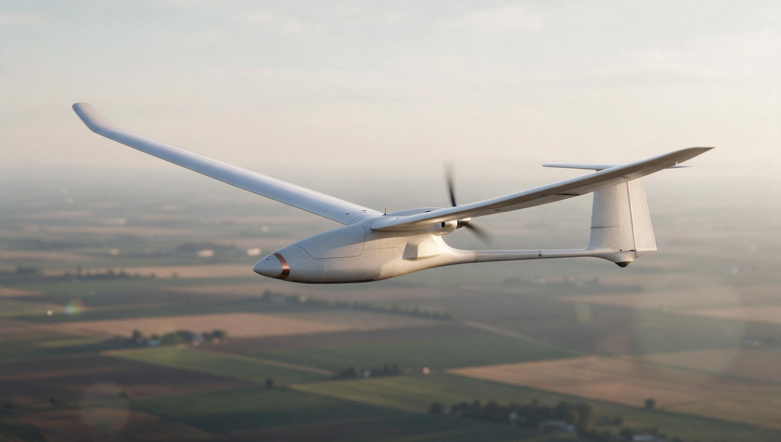 Kyte X1 experimental electric aircraft in flight